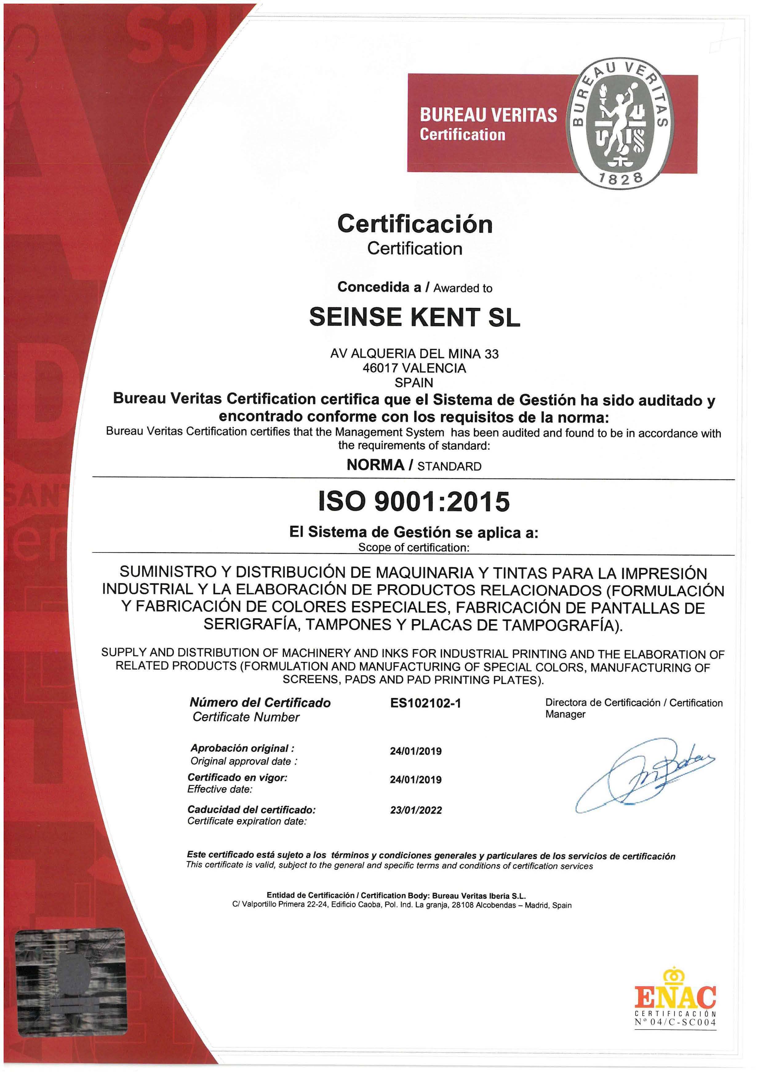 ISO 9001 SK